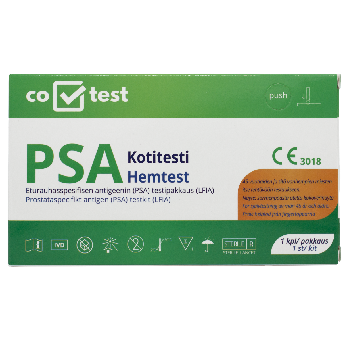 Co-Test PSA Kotitesti